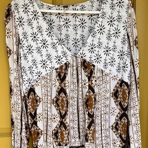 Free People boho tunic top